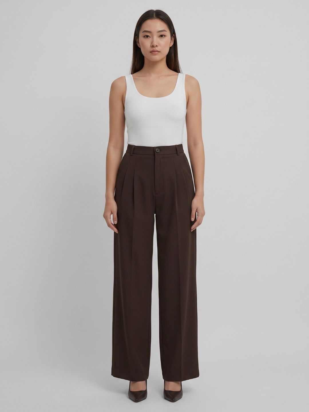 CLASSIC KOREAN DOUBLE PLEATES PANTS
