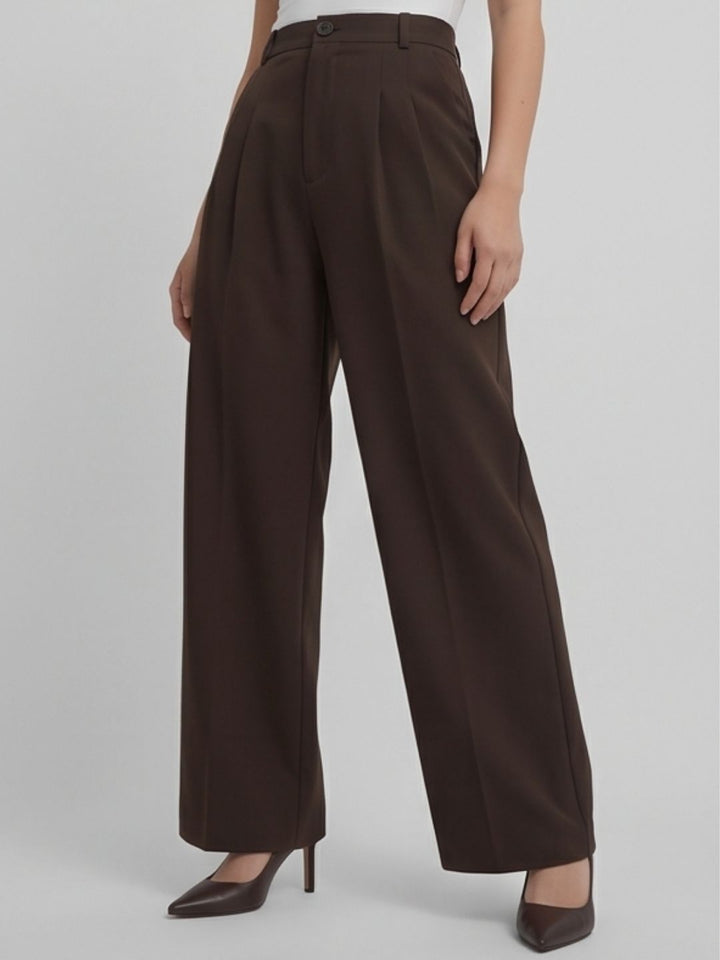 CLASSIC KOREAN DOUBLE PLEATES PANTS