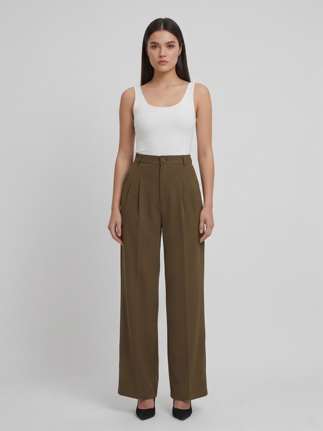 CLASSIC KOREAN DOUBLE PLEATES PANTS