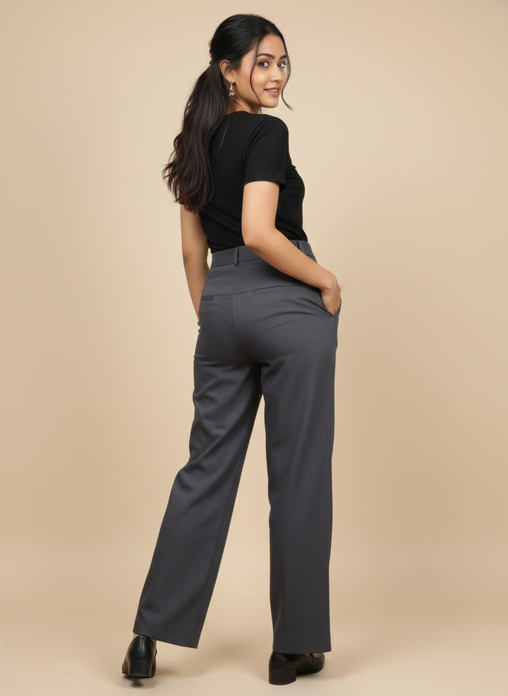 MINIMALIST HIGH WAIST FORMAL TROUSER