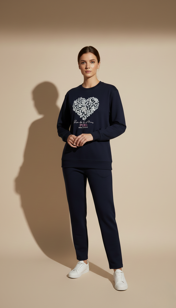 Downtown Navy Blue Sweatshirt