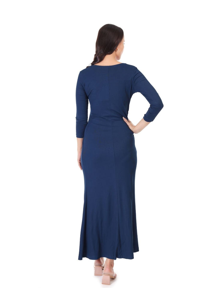 SQUARE NECK CLASSY MAXI DRESS