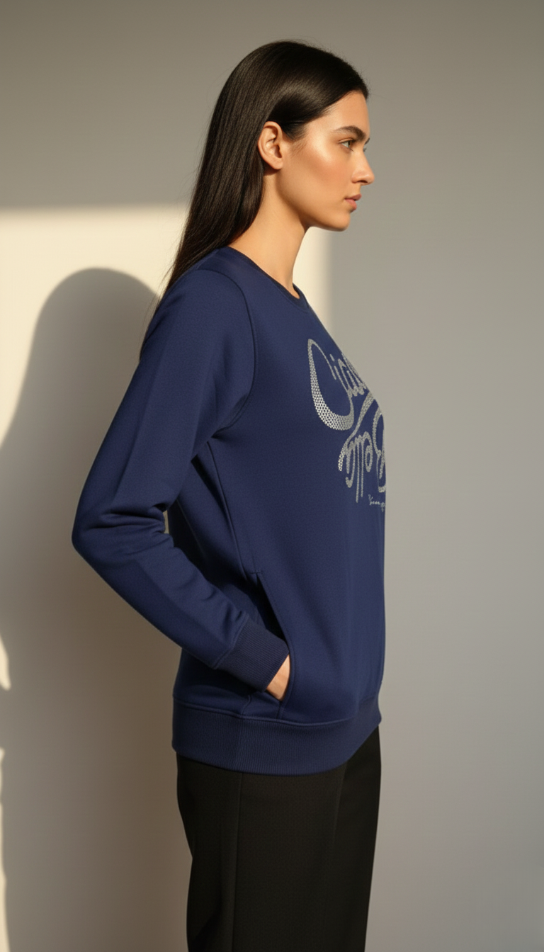 Downtown Navy Blue Sweatshirt