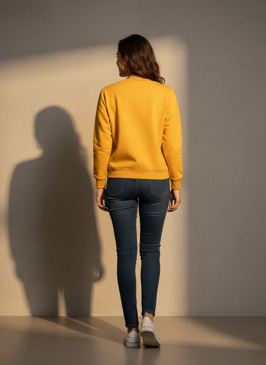 Minimal Yellow Sweatshirt