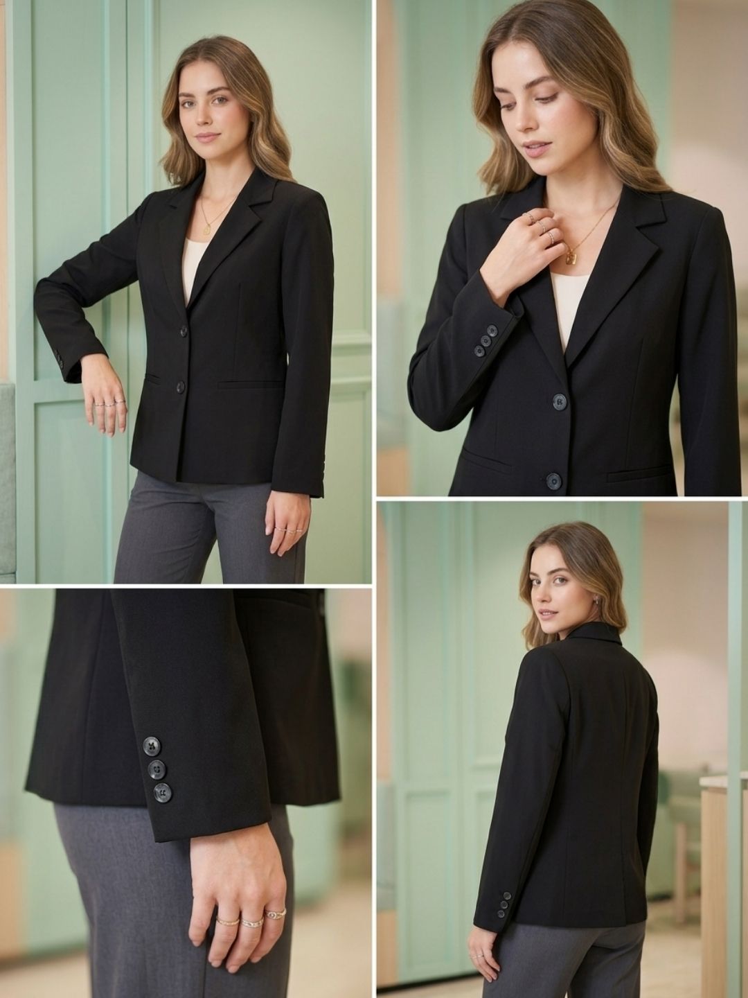CLASSIC COTTON FORMAL BLAZER