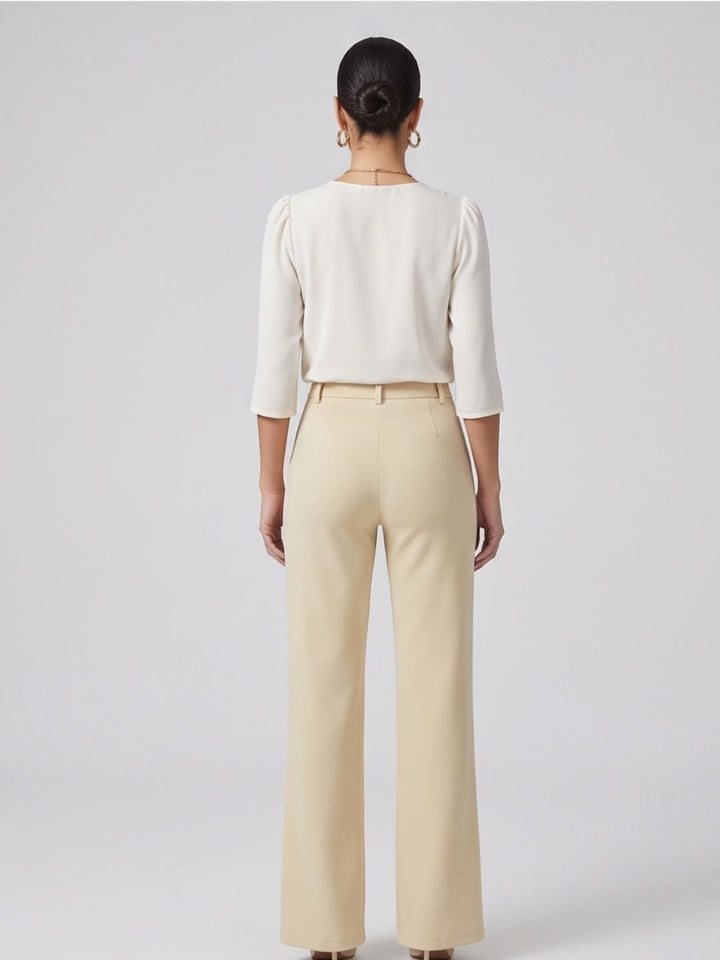 KOREAN WIDE LEG PANTS