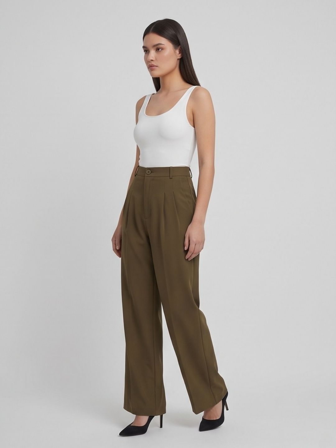 CLASSIC KOREAN DOUBLE PLEATES PANTS