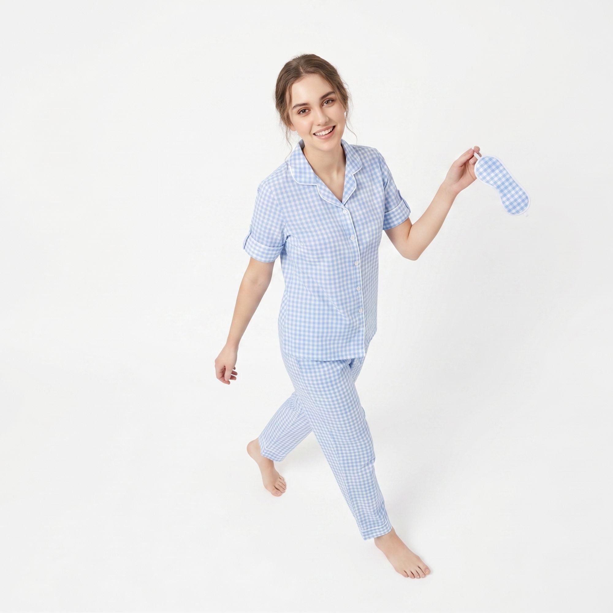 THE HERITAGE SLEEP SET BABY BLUE