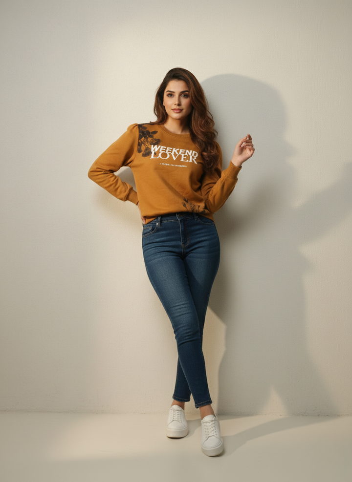 Vibe Mustard Sweatshirt