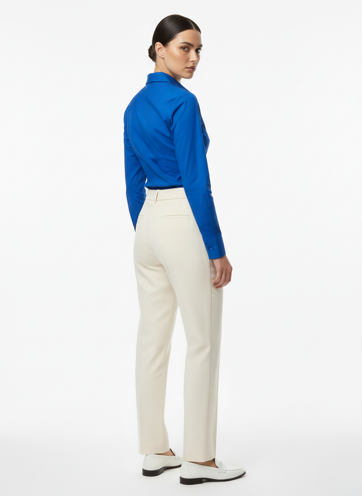 ROYAL BLUE CLASSIC COTTON LONG-SLEEVE FORMAL SHIRT