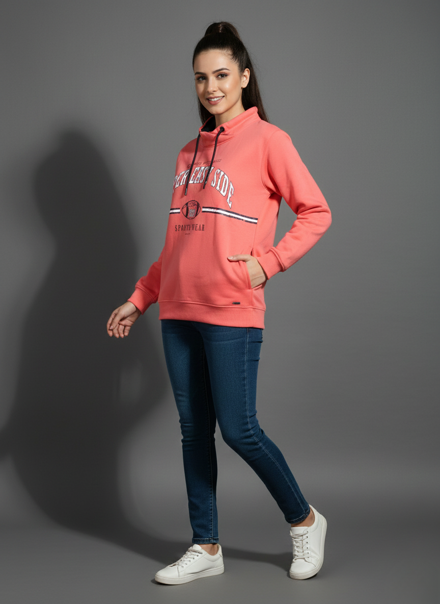 Elegant Red Sweatshirt