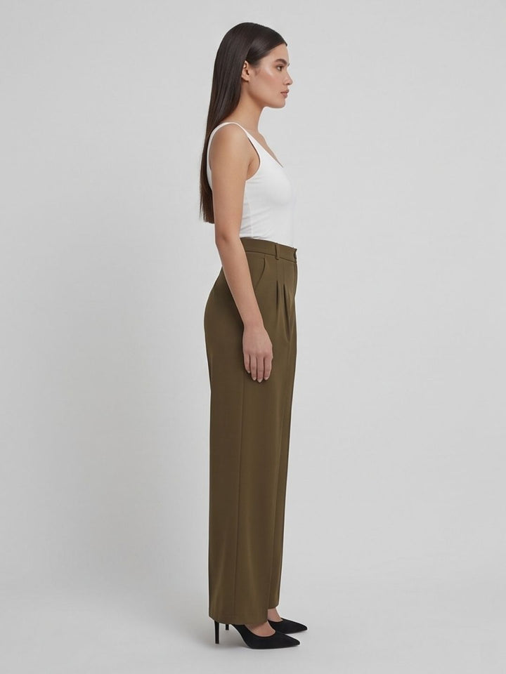 CLASSIC KOREAN DOUBLE PLEATES PANTS