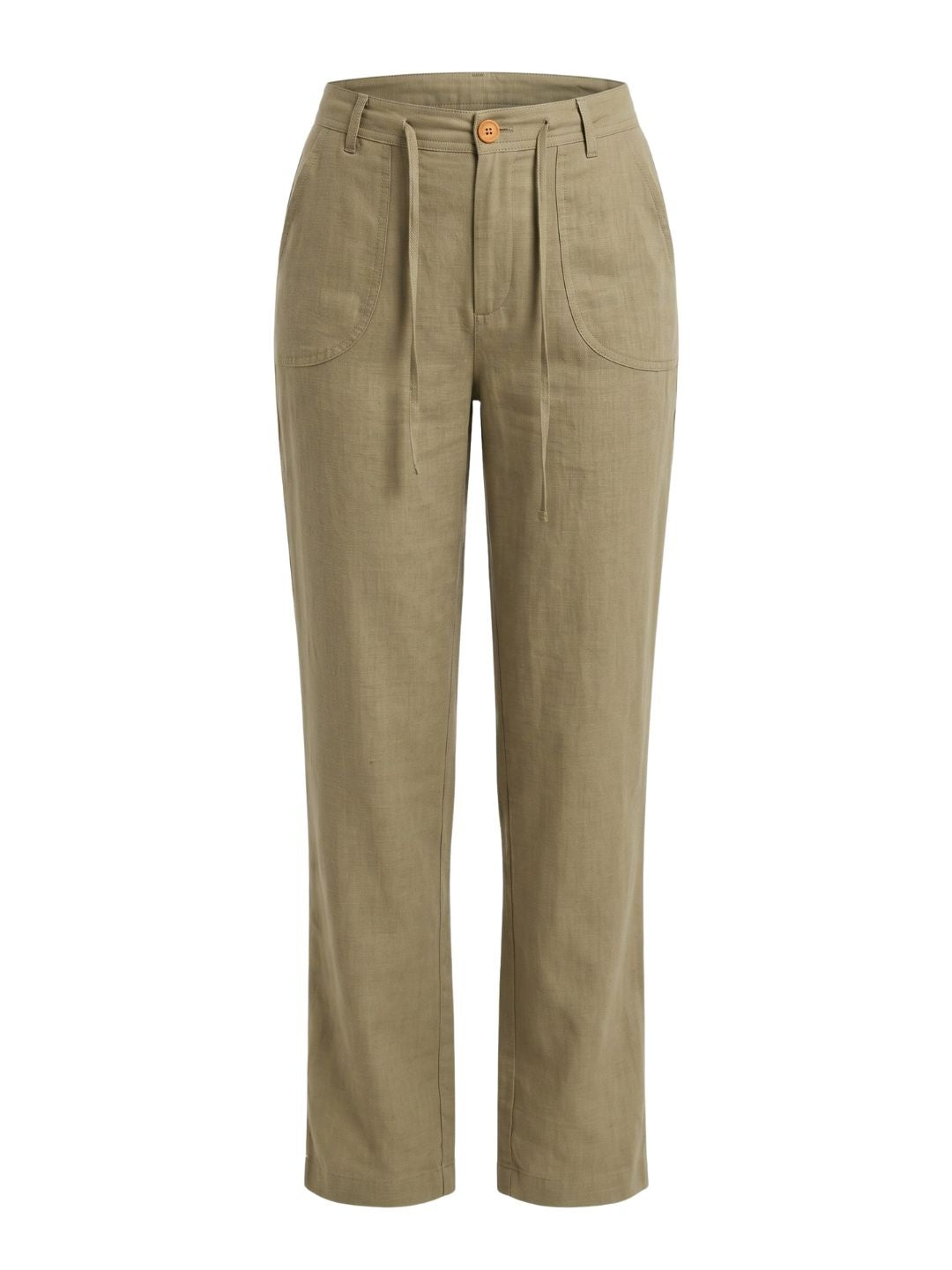 IVORY BREEZE LINEN PANTS