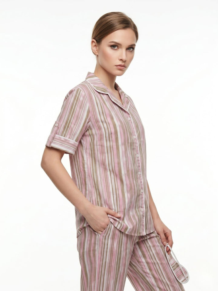 THE HERITAGE SLEEP SET BLUSH & OLIVE