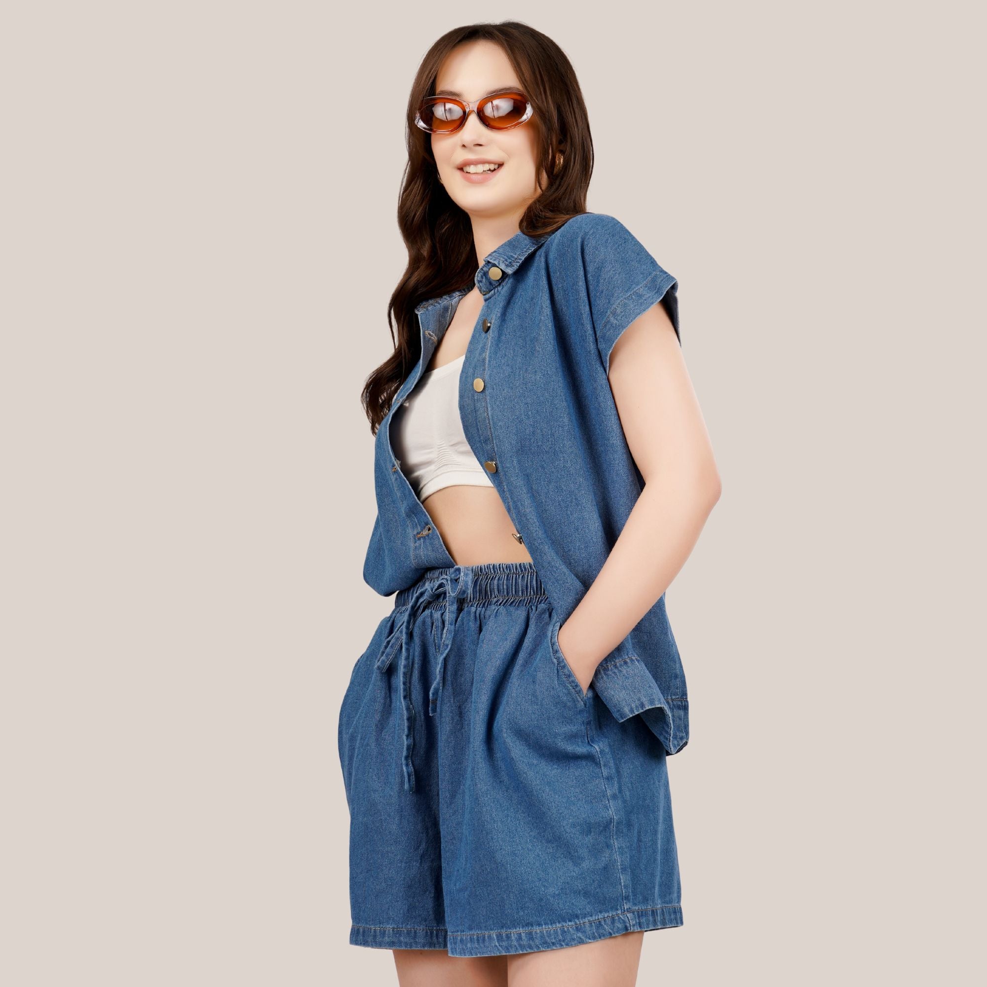 DEMIN DAYS RELAXED CO-ORD SET