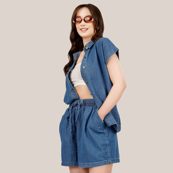 DEMIN DAYS RELAXED CO-ORD SET