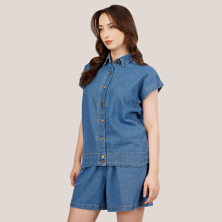 DEMIN DAYS RELAXED CO-ORD SET