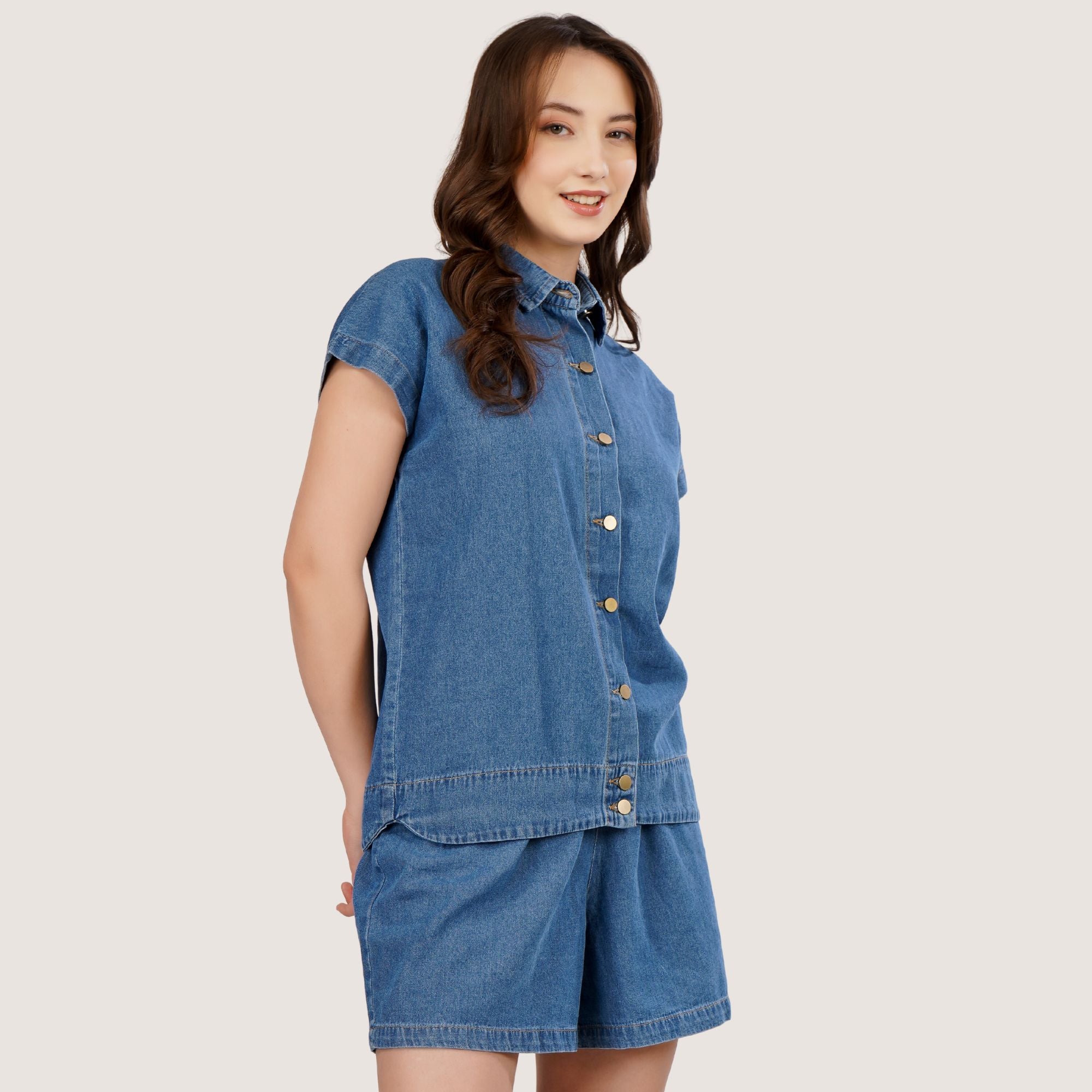 DEMIN DAYS RELAXED CO-ORD SET
