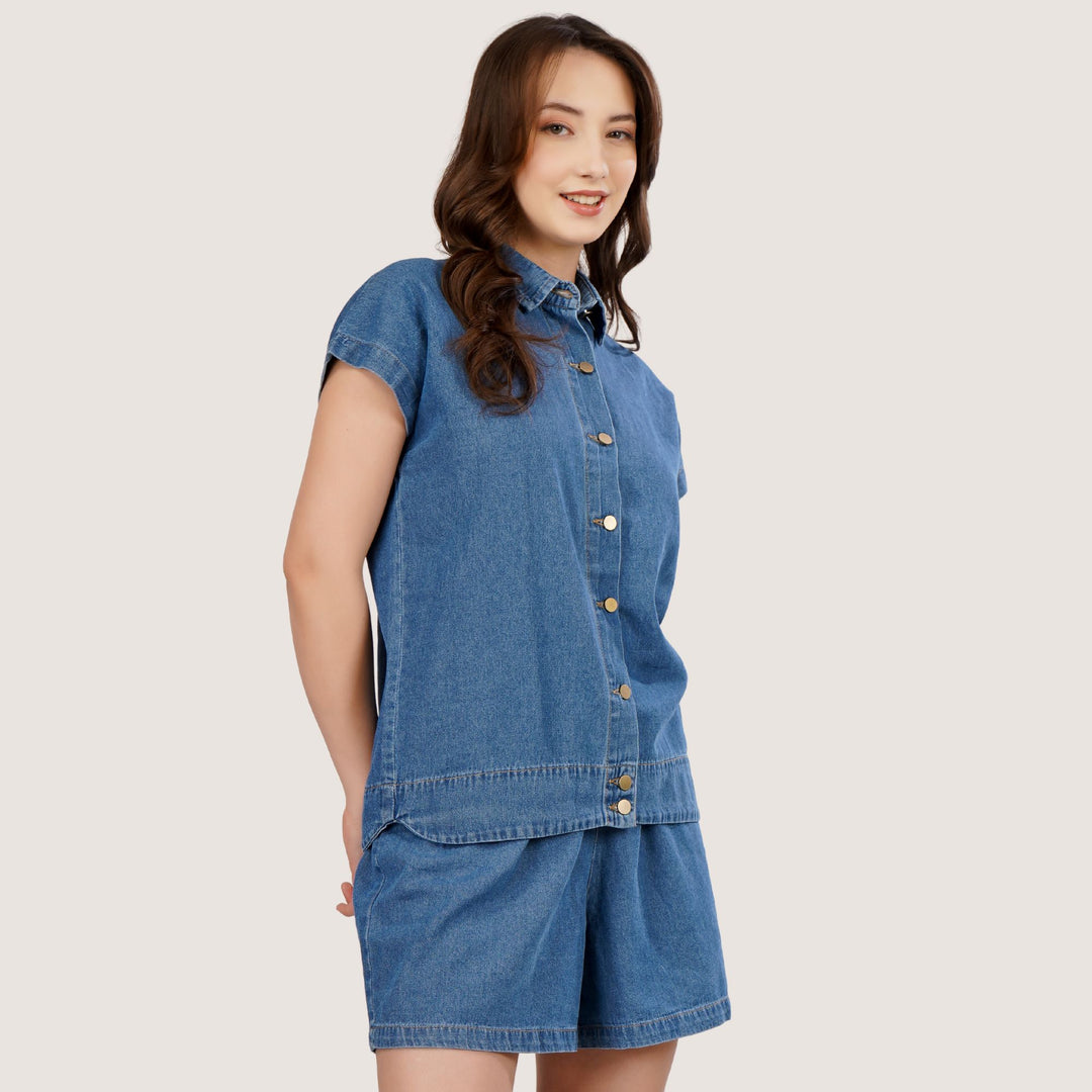 DEMIN DAYS RELAXED CO-ORD SET