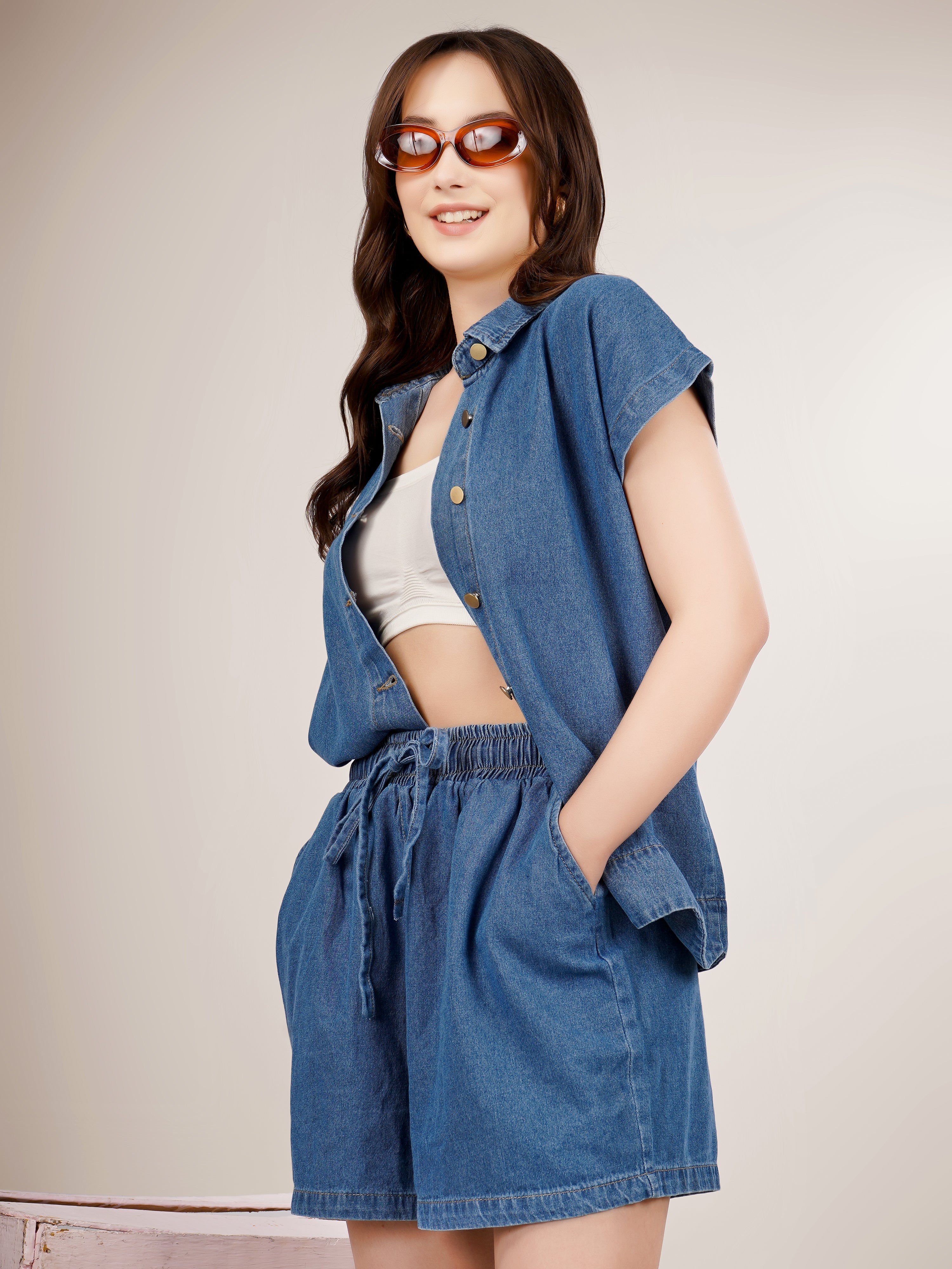 DEMIN DAYS RELAXED CO-ORD SET