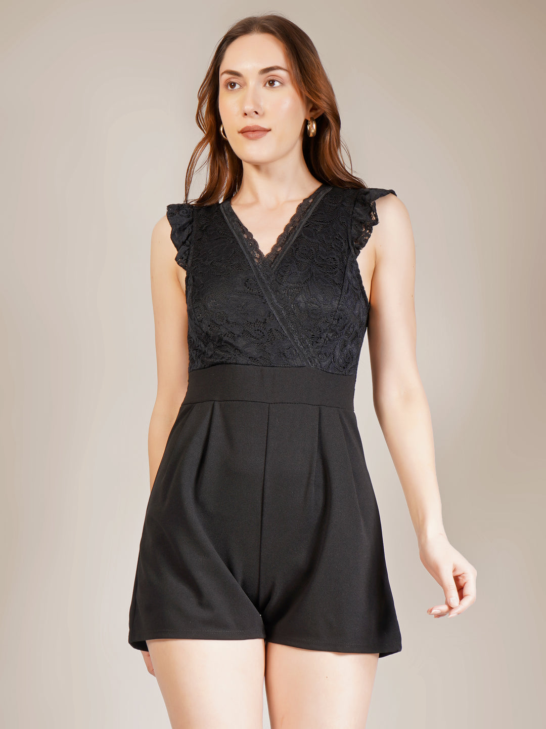 SLAYED CROSIA SHORT JUMPSUIT