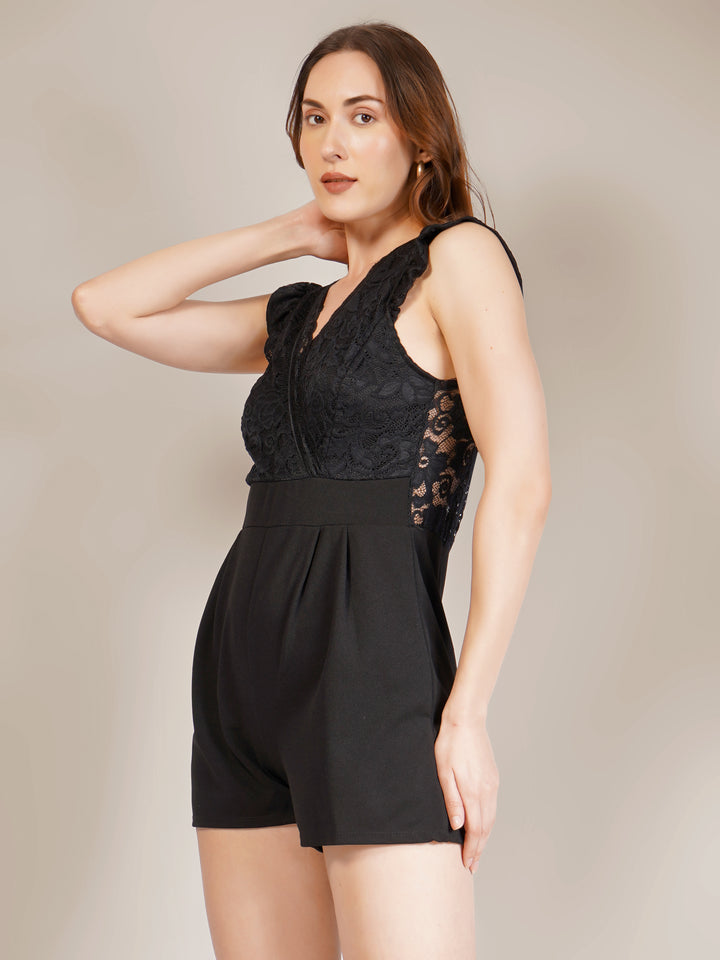 SLAYED CROSIA SHORT JUMPSUIT