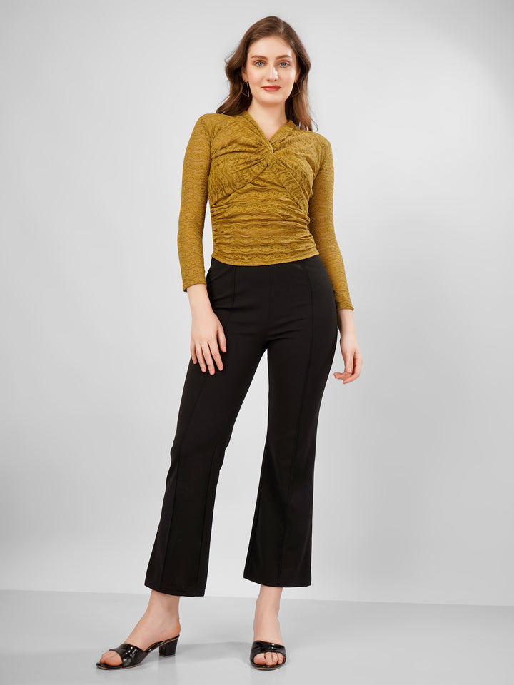 CROCHET KNOT WRAPPED TOP