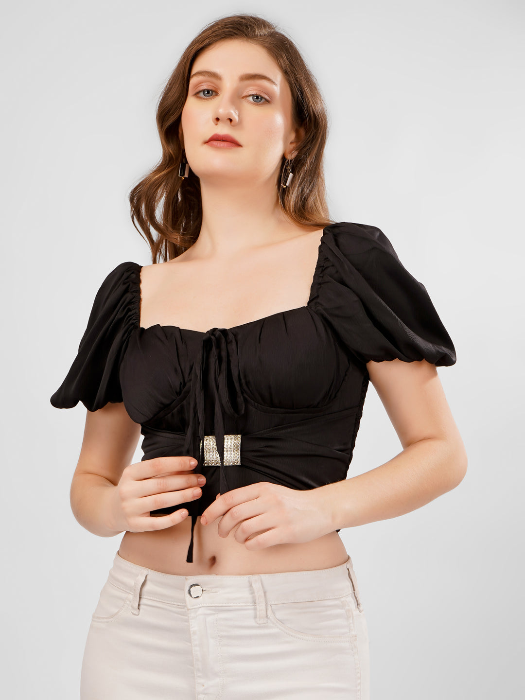 SCULPTPUFF CROP TOP