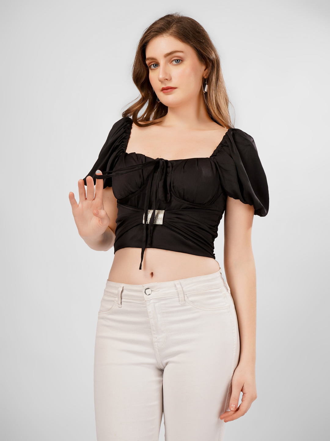 SCULPTPUFF CROP TOP