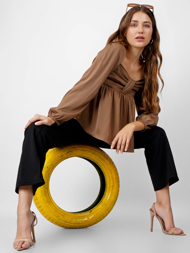 STYLISH SMOKED TOP