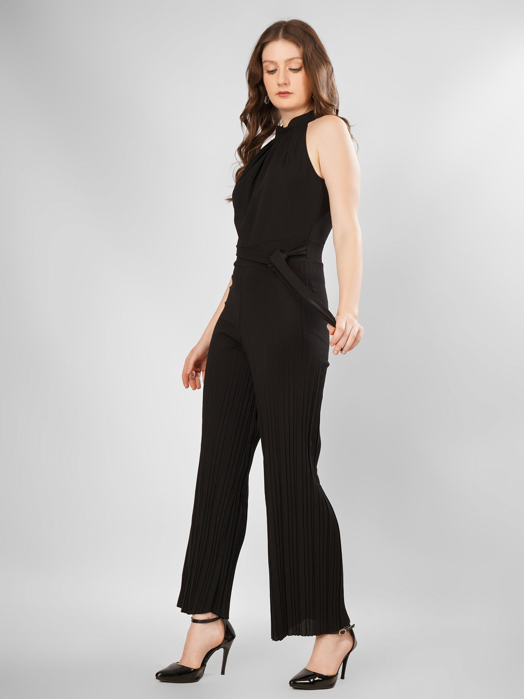 HIGH NECK STYLE JUMPSUIT