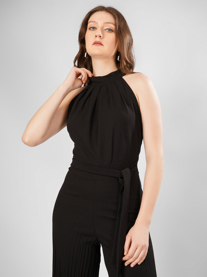 HIGH NECK STYLE JUMPSUIT