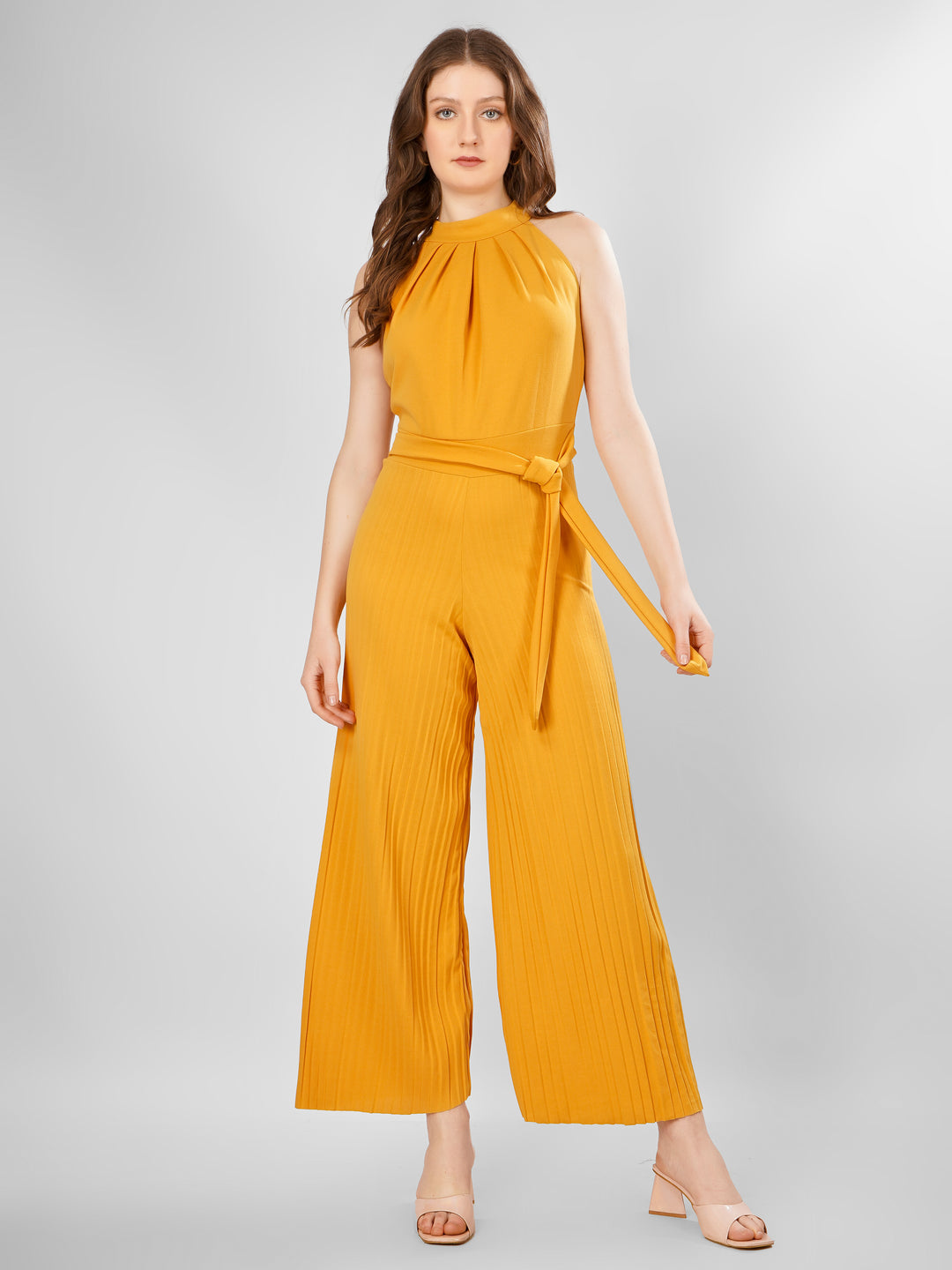 HIGH NECK STYLE JUMPSUIT
