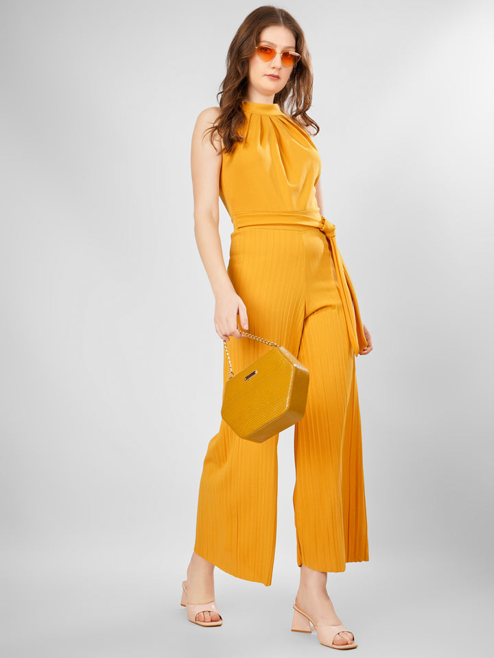 HIGH NECK STYLE JUMPSUIT