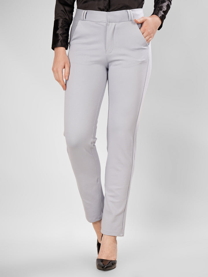 FORMAL STRAIGHT AQUA COLORED TROUSER PLUS SIZE