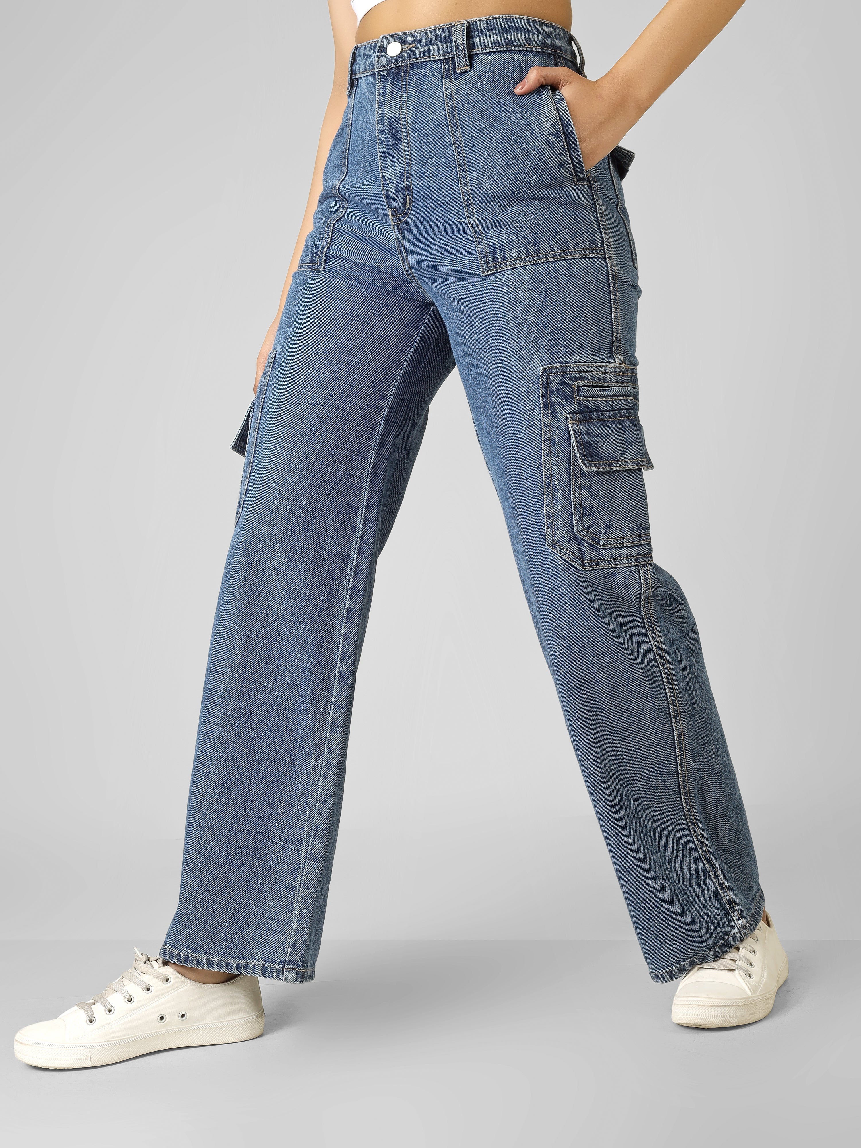 URBAN DRIFT DENIM CARGO PANTS