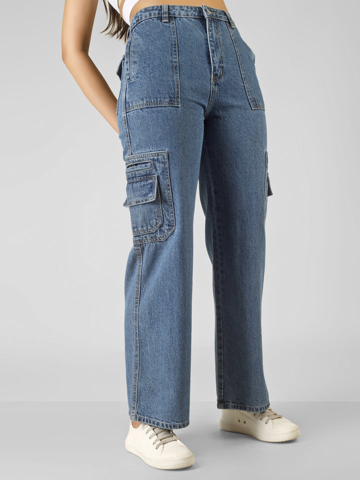 URBAN DRIFT DENIM CARGO PANTS