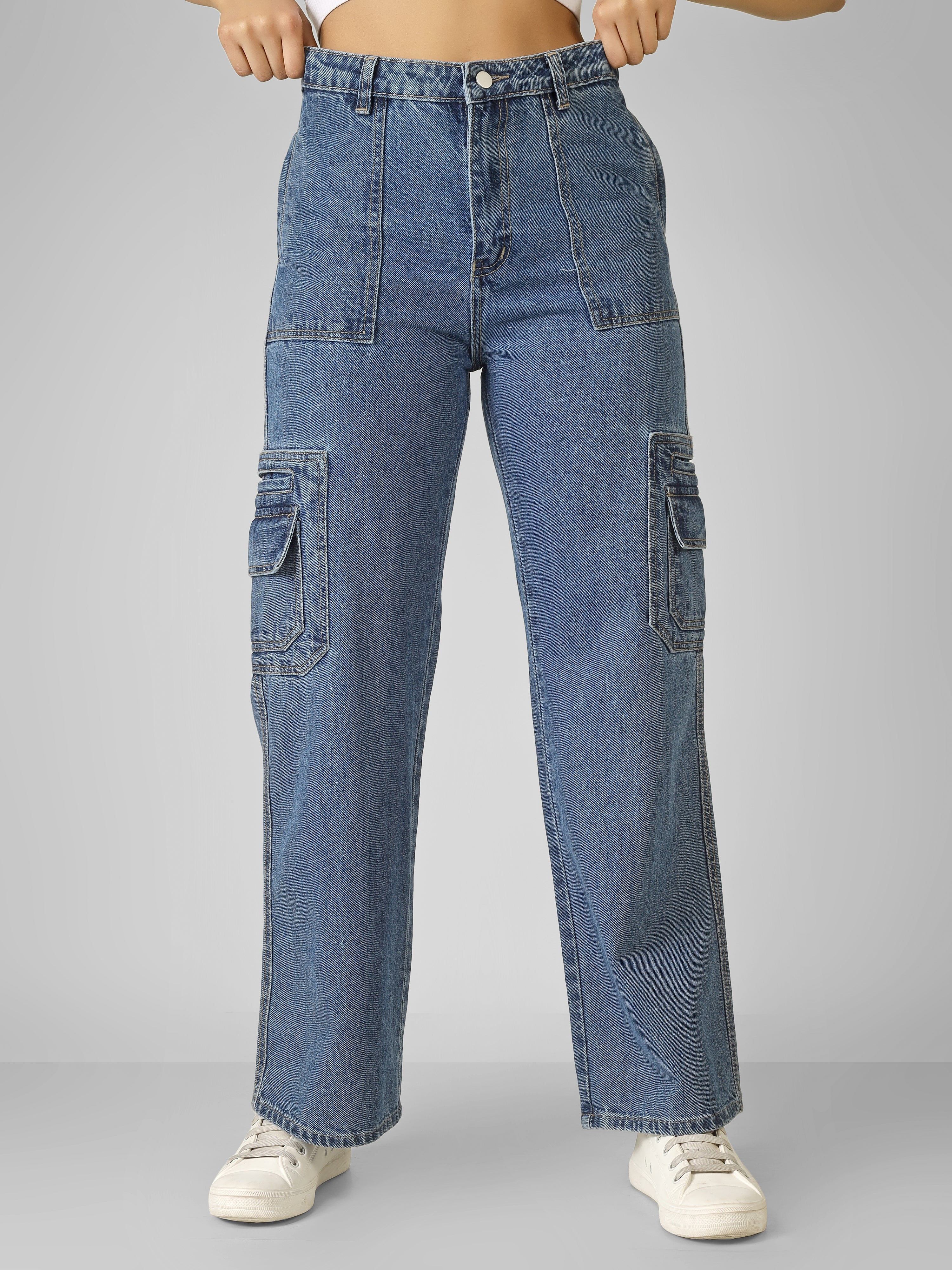 URBAN DRIFT DENIM CARGO PANTS