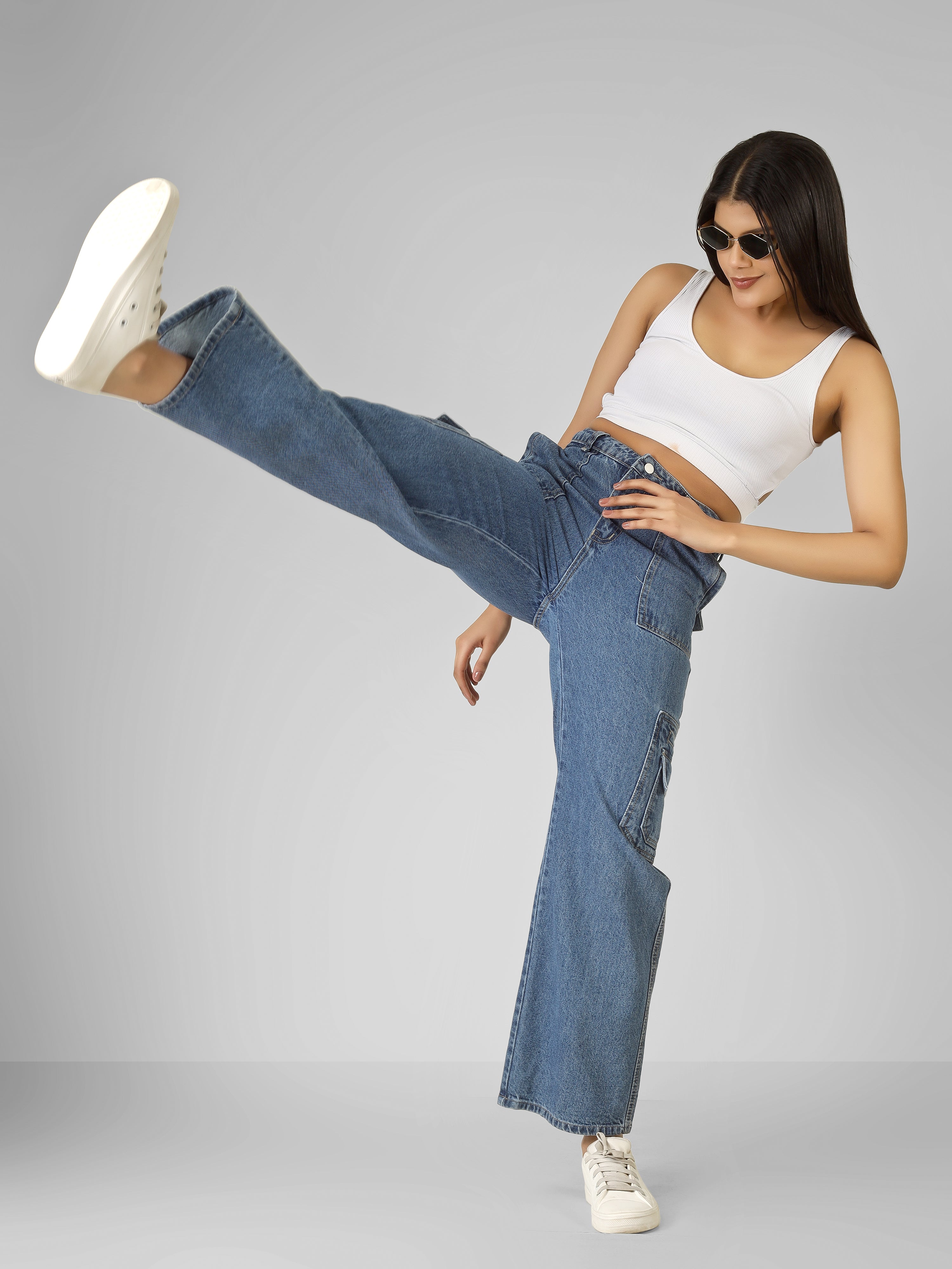 URBAN DRIFT DENIM CARGO PANTS