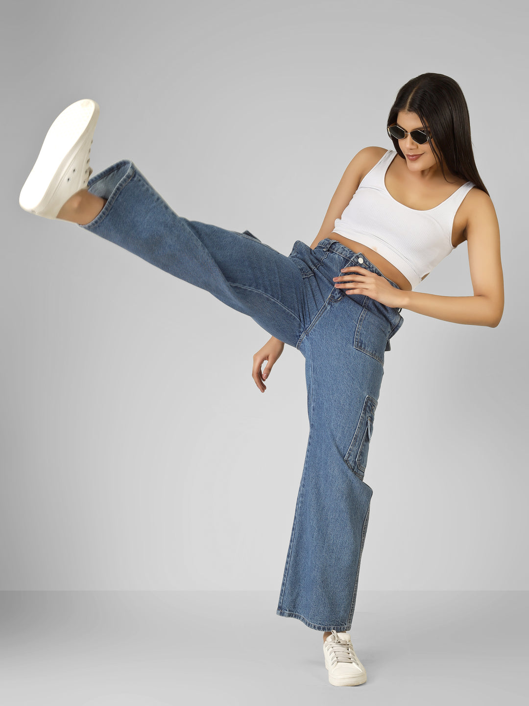 URBAN DRIFT DENIM CARGO PANTS