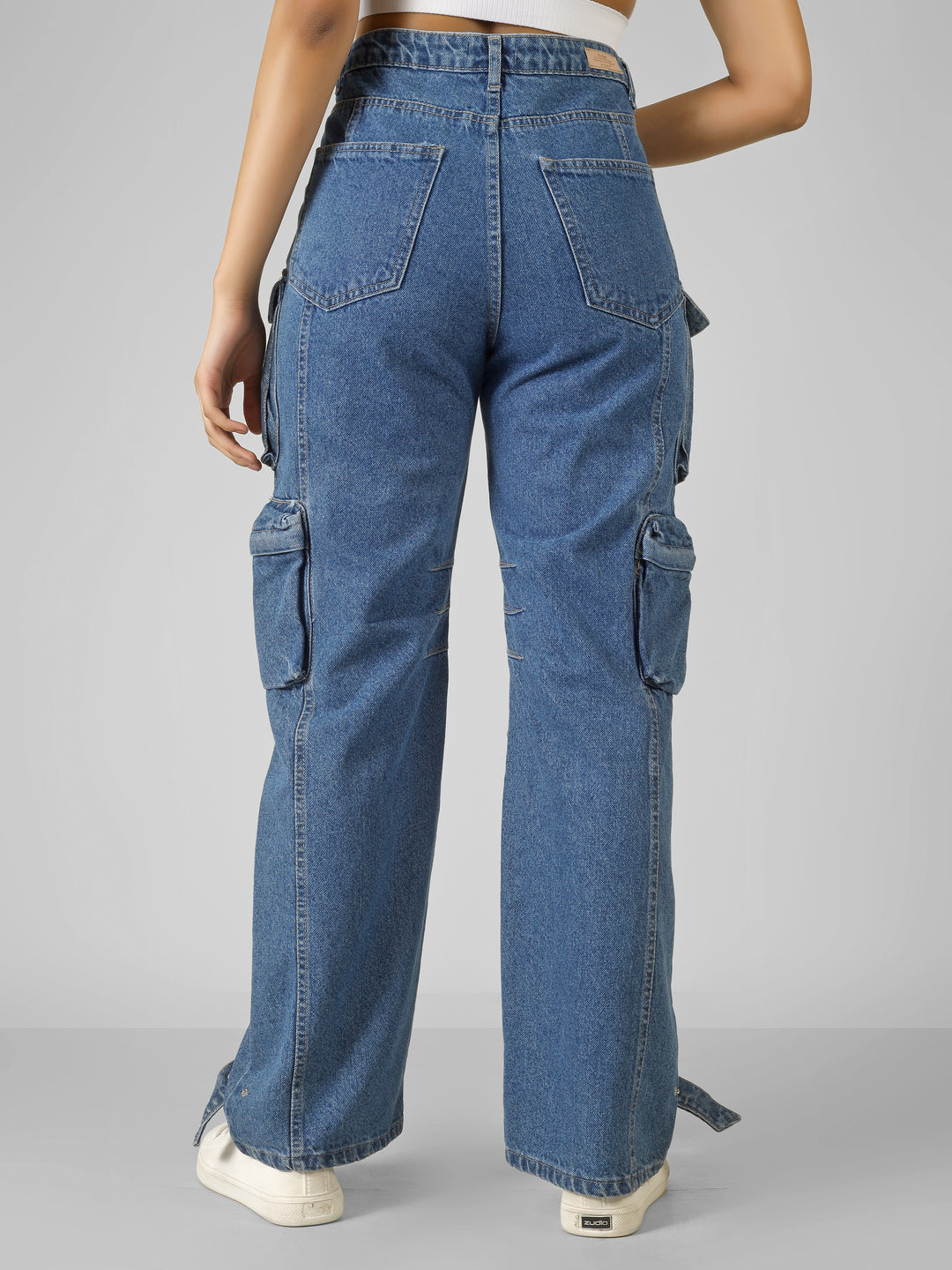 APEX UTILITY 8-POCKET DENIM CARGO PANTS
