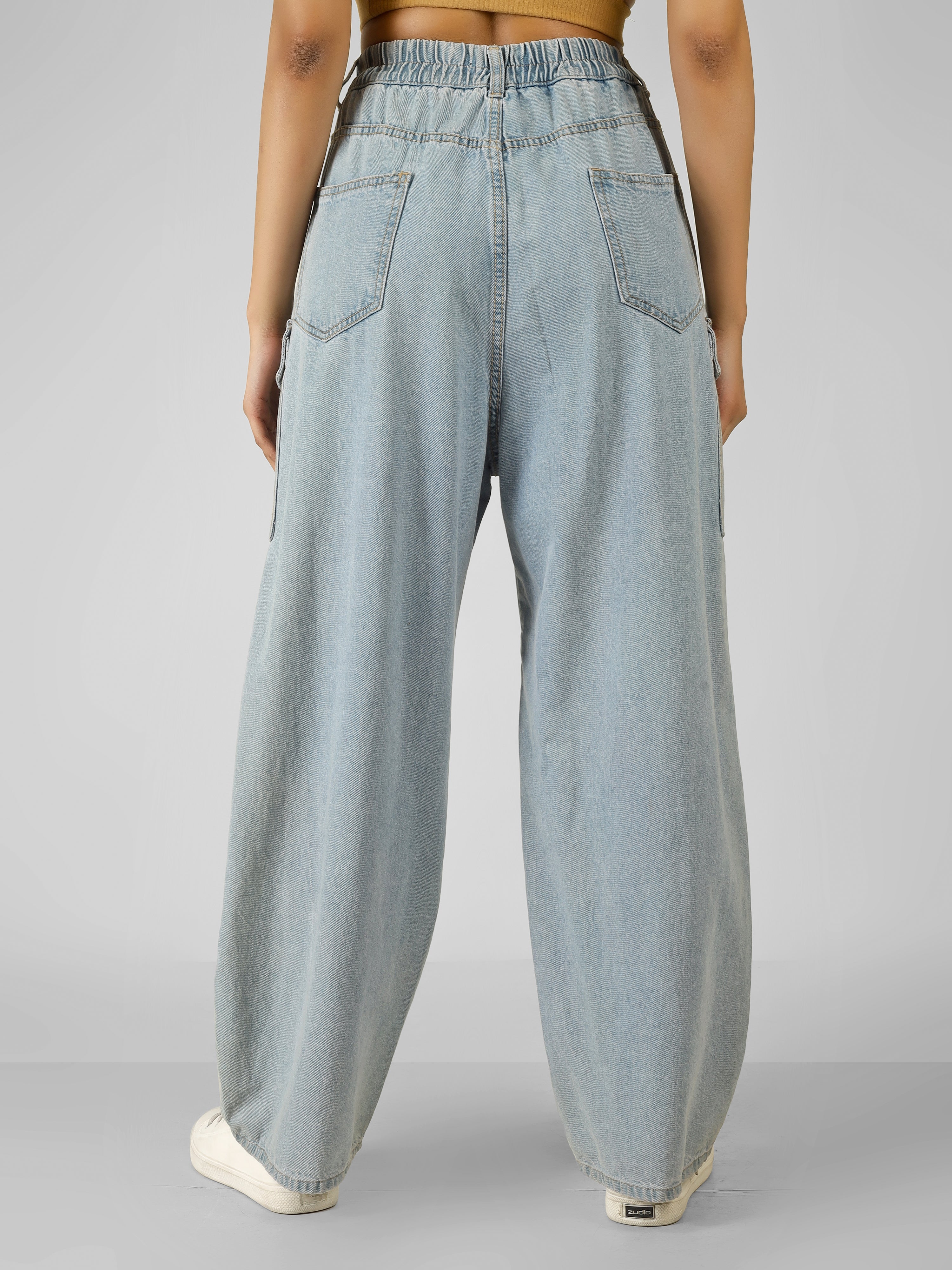 SKYLINE DRIFT DENIM CARGO PANTS
