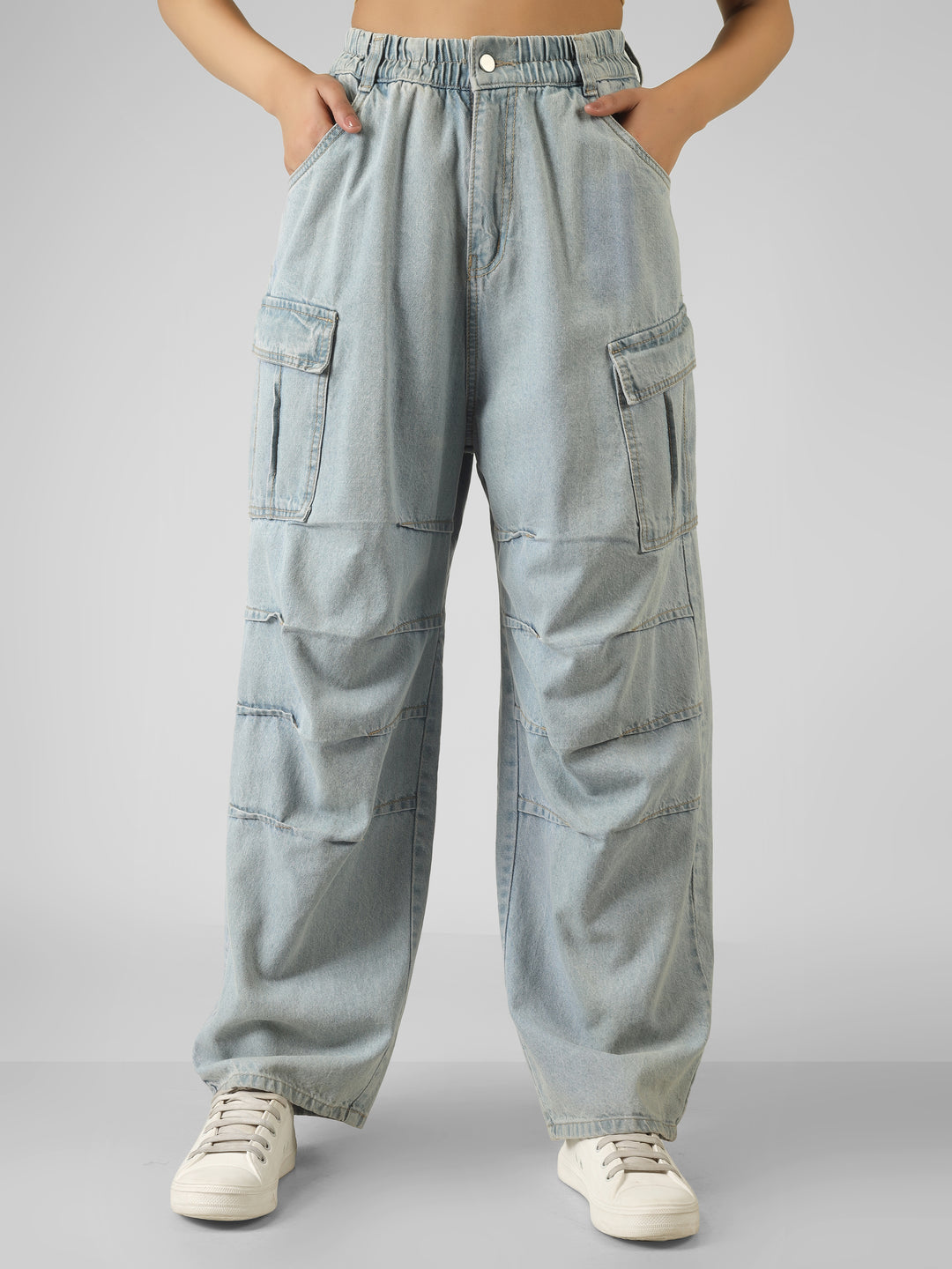 SKYLINE DRIFT DENIM CARGO PANTS