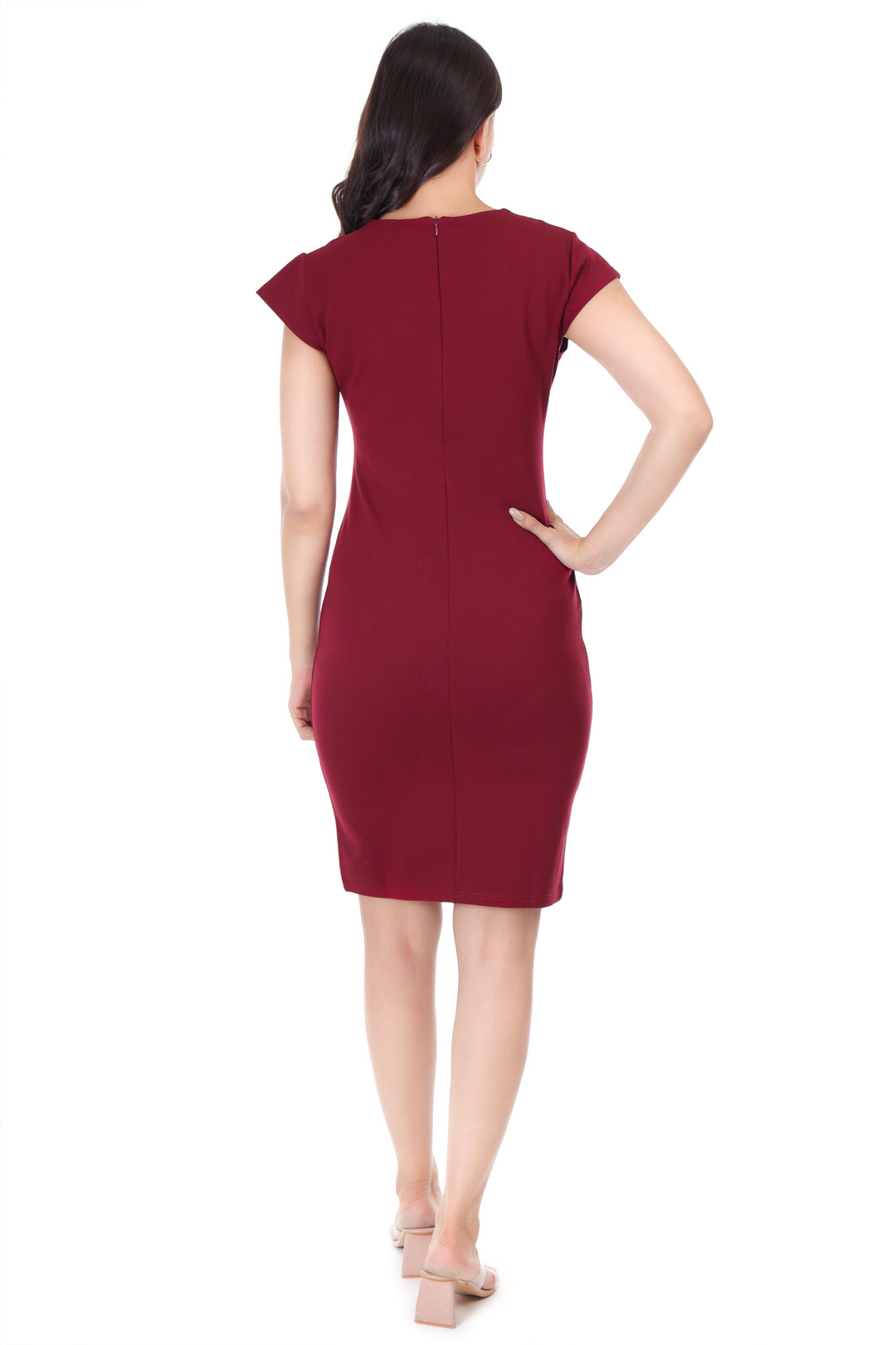 TIMELESS ELEGANCE CAP SLEEVE FORMAL DRESS