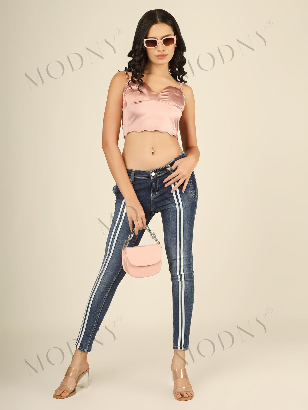 SOLID CAMISOLE CROPPED TOP