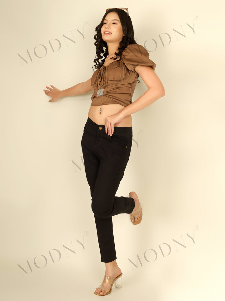 SCULPTPUFF CROP TOP