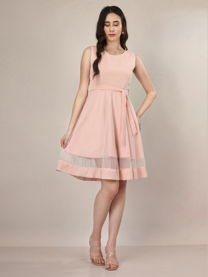 FROSTED ROSE MINI DRESS