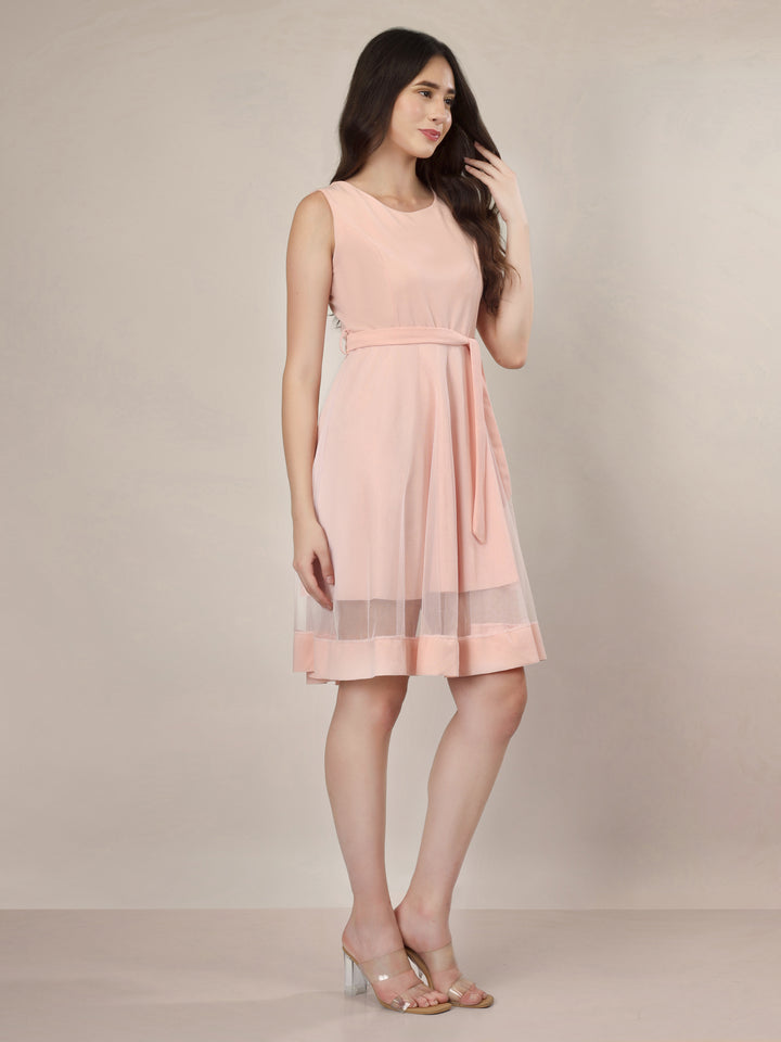 FROSTED ROSE MINI DRESS
