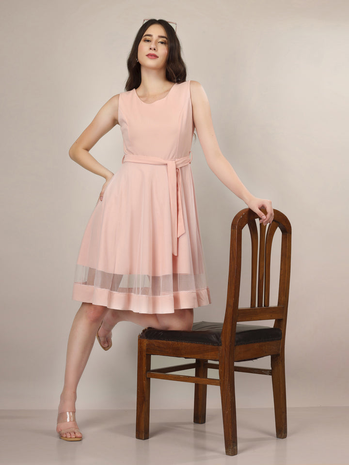 FROSTED ROSE MINI DRESS