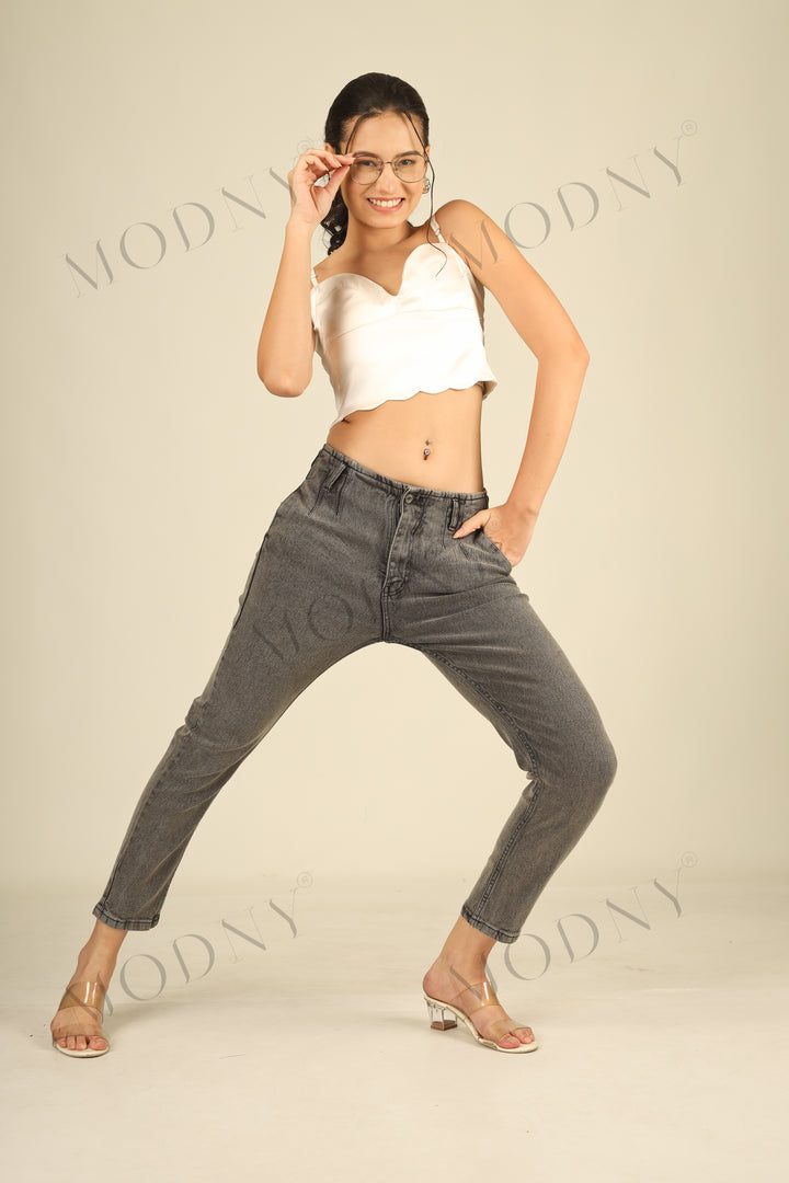 SOLID CAMISOLE CROPPED TOP
